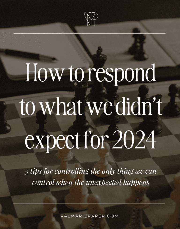 How To Navigate The Unexpected In 2024 Val Marie Paper   Refreshed Blog Template 10 768x976 